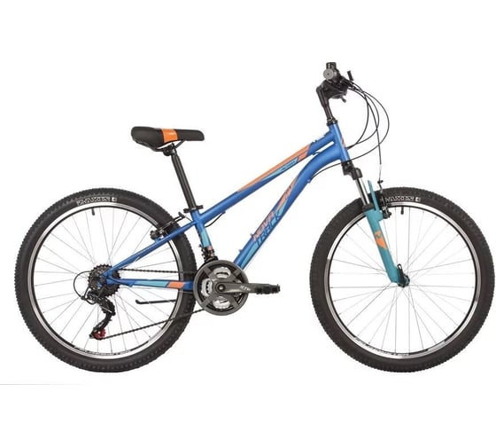 Велосипед NOVATRACK ACTION диаметр колес 24", синий, стальная рама 11", 18 скоростей 24SH18MV.ACTION.11BL22