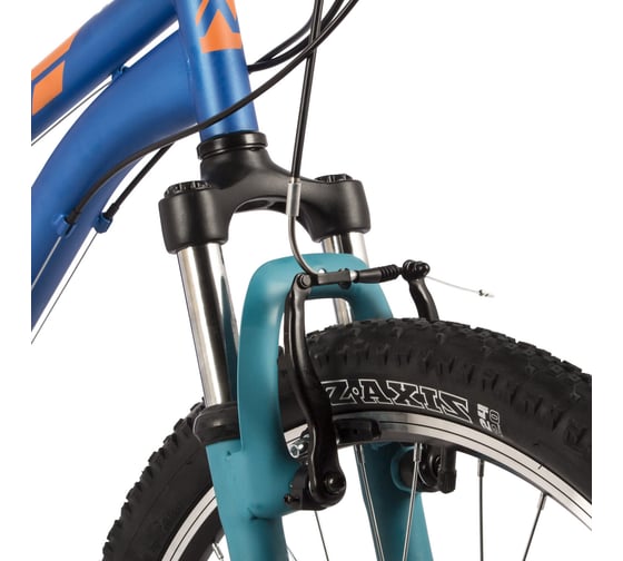 Велосипед NOVATRACK ACTION диаметр колес 24", синий, стальная рама 11", 18 скоростей 24SH18MV.ACTION.11BL22