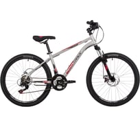 Велосипед NOVATRACK ACTION диаметр колес 24" сталь 14'', серый, 18 скоростей 24SHD.ACTION.14GR23