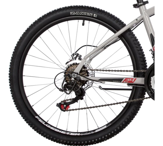 Велосипед NOVATRACK ACTION диаметр колес 24" сталь 14'', серый, 18 скоростей 24SHD.ACTION.14GR23