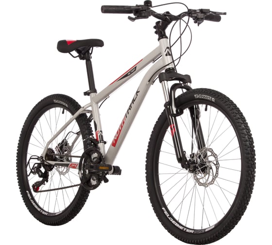 Велосипед NOVATRACK ACTION диаметр колес 24" сталь 14'', серый, 18 скоростей 24SHD.ACTION.14GR23