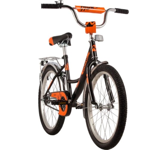 Велосипед NOVATRACK 20" URBAN черный, защ А-тип, тормоз нож, крылья и багаж хром, без доп колес 203URBAN.BK22-
