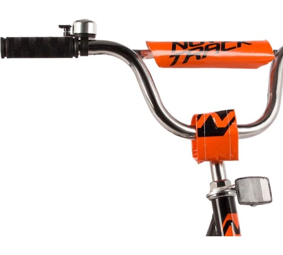 Велосипед NOVATRACK 20" URBAN черный, защ А-тип, тормоз нож, крылья и багаж хром, без доп колес 203URBAN.BK22-