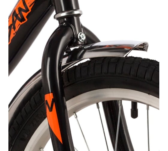 Велосипед NOVATRACK 20" URBAN черный, защ А-тип, тормоз нож, крылья и багаж хром, без доп колес 203URBAN.BK22-