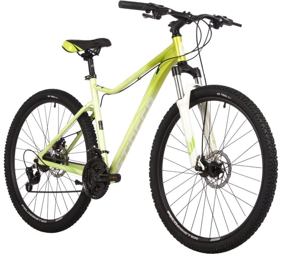Велосипед STINGER 27.5" LAGUNA EVO зеленый, алюминий, размер 17" 27AHD.LAGUEVO.17GN3