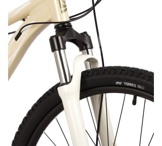 Велосипед STINGER 27.5" LAGUNA EVO бежевый, алюминий, размер 17" 27AHD.LAGUEVO.17BG3