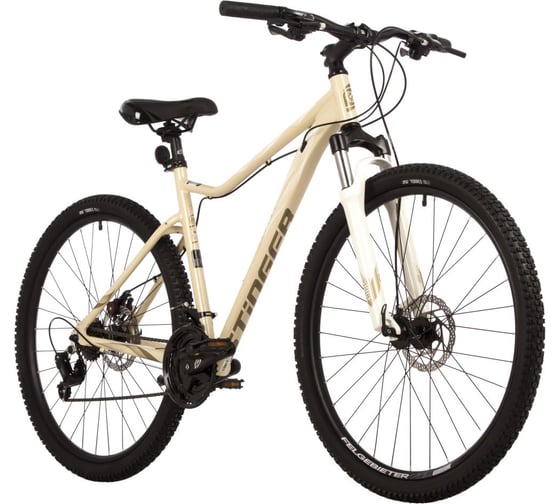 Велосипед STINGER 27.5" LAGUNA EVO бежевый, алюминий, размер 19" 27AHD.LAGUEVO.19BG3
