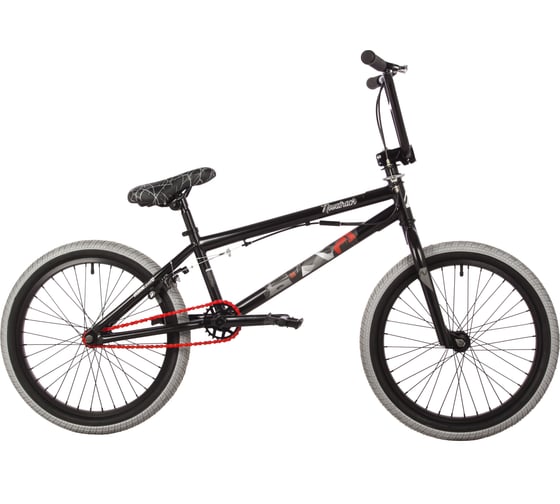 Велосипед NOVATRACK диаметр колес 20" CROW сталь 10, черный, U-BRAKE 20BMX.CROW.BK23 1