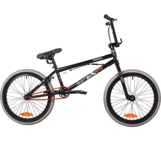 Велосипед NOVATRACK диаметр колес 20" CROW сталь 10, черный, U-BRAKE 20BMX.CROW.BK23