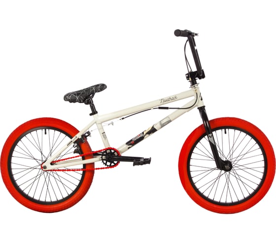 Велосипед NOVATRACK диаметр колес 20" CROW сталь 10, серый, U-BRAKE 20BMX.CROW.GR23