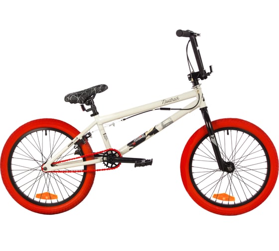Велосипед NOVATRACK диаметр колес 20" CROW сталь 10, серый, U-BRAKE 20BMX.CROW.GR23