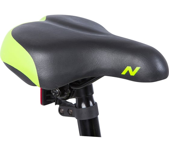 Велосипед NOVATRACK LUMEN диаметр колес 14", алюминий, зеленый, тормоз нож, короткие крылья, нет багажника 145ALUMEN.GN9