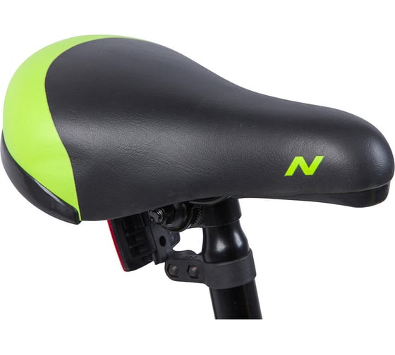 Велосипед NOVATRACK диаметр колес 16", LUMEN, алюминий,зеленый, тормоз нож, короткие крылья, нет багажника 165ALUMEN.GN9