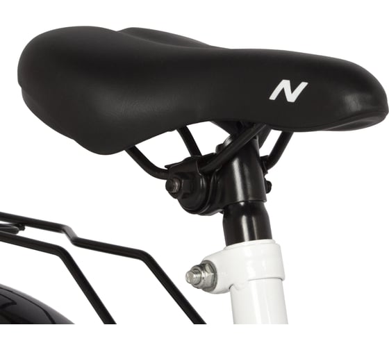 Велосипед NOVATRACK ASTRA диаметр колес 18", белый, тормоз ножной, крылья, багажник, защита А-тип 183ASTRA.WT22