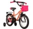 Велосипед NOVATRACK 14" WIND коралловый, полная защита цепи, ножной тормоз., крылья, багажник, 144WIND.CRL22 2