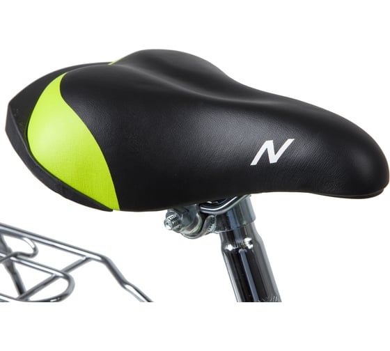 Велосипед NOVATRACK ASTRA диаметр колес 16" чёрный, тормоз нож, крылья и багажник хром, полная защита цепи 163ASTRA.BK20
