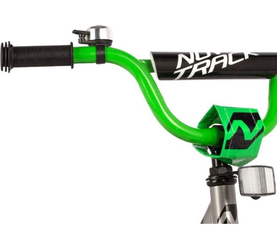 Велосипед NOVATRACK 16" VECTOR серебристый, тормоз нож, крылья, багажник, полная защита цепи 163VECTOR.SL22