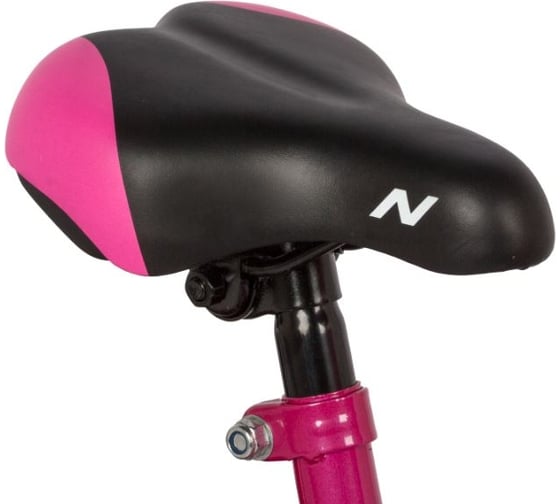 Велосипед NOVATRACK 14" WIND фуксия, полная защита цепи, ножной тормоз, крылья, багажник 144WIND.PN22