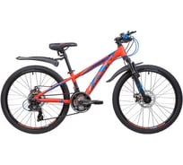 Велосипед NOVATRACK EXTREME диаметр колес 24", рама 13", оранжевый, 21-скорость, TY300/TS38/TZ500 24AHD.EXTREME.13OR9