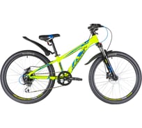 Велосипед NOVATRACK EXTREME диаметр колес 24", рама 13", салатовый, 8-скоростей, RD360/EF505/TZ500 24AHD.EXTREMEHD.13GN20