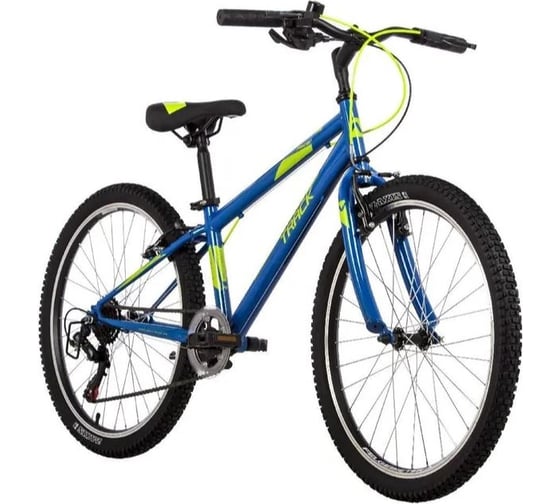 Велосипед NOVATRACK RACER диаметр колес 24", сталь, размер рамы 12'', синий, 6 скор.TZ500/TS-38/SG-6S, V-brake 24SHV.RACER.12DBL23