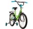 Велосипед NOVATRACK 18" VECTOR лаймовый, защита А-тип, тормоз ножной, крылья и багажник, черный 183VECTOR.GN22 2