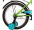 Велосипед NOVATRACK 18" VECTOR лаймовый, защита А-тип, тормоз ножной, крылья и багажник, черный 183VECTOR.GN22 6