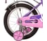 Велосипед NOVATRACK 16" VECTOR фиолетовый, тормоз нож, крылья и багажник хром, полная защита цепи 163VECTOR.LC22 5
