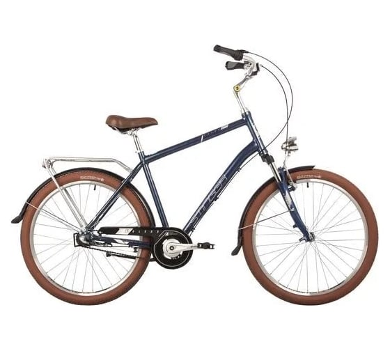 Велосипед STINGER TOLEDO диаметр колес 26", синий, алюминий, размер 16" 26AHV.TOLEDO.16BL3