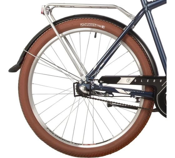 Велосипед STINGER TOLEDO диаметр колес 26", синий, алюминий, размер 16" 26AHV.TOLEDO.16BL3