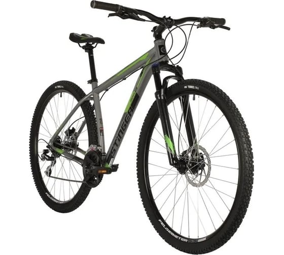 Велосипед STINGER GRAPHITE EVO диаметр колес 29", серый, алюминий, размер 20" 29AHD.GRAPHEVO.20GR1 1