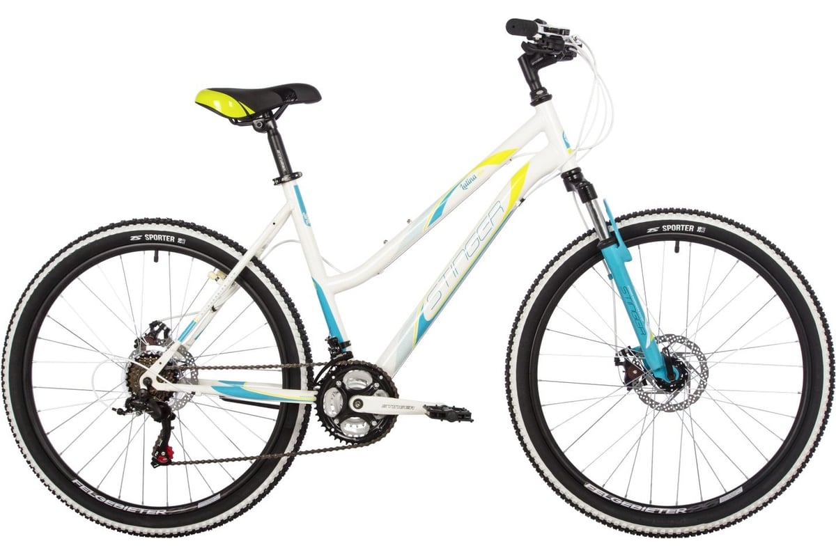 Велосипед STINGER 26" LATINA D белый, сталь, размер 15" 26SHD.LATINAD ...