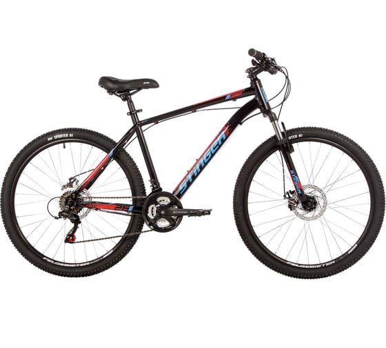 Велосипед STINGER 26" CAIMAN D черный, сталь, размер 18" 26SHD.CAIMAND.18BK2-