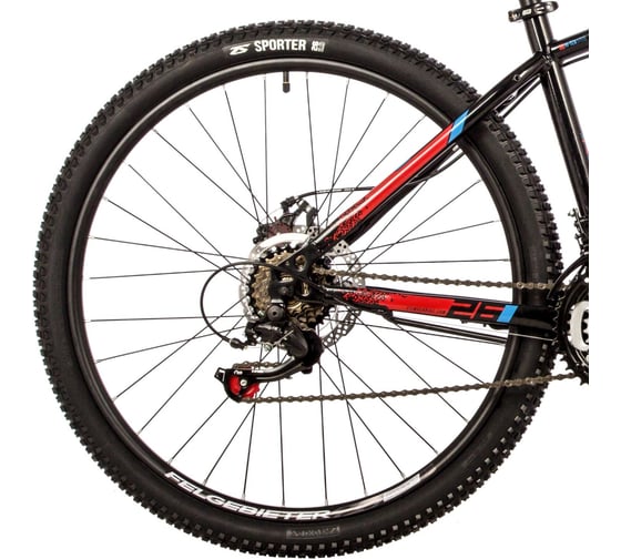 Велосипед STINGER 26" CAIMAN D черный, сталь, размер 16" 26SHD.CAIMAND.16BK3