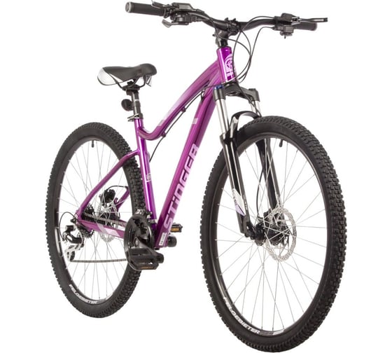 Велосипед STINGER 27.5" VEGA EVO фиолетовый, алюминий, размер 17" 27AHD.VEGAEVO.17VT1