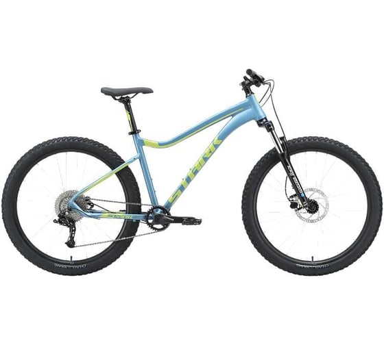 Велосипед STARK 23 Tactic 27.5 + HD, синий/авокадо, размер рамы 18 HQ-0009889