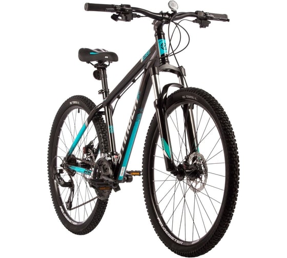 Велосипед STINGER ELEMENT EVO SE 26" черный, алюминий, размер рамы 14" 26AHD.ELEMEVO.14BK22