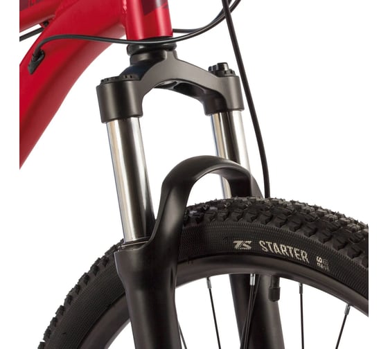 Велосипед STINGER ELEMENT EVO SE 26" красный, алюминий, размер рамы 16" 26AHD.ELEMEVO.16RD22