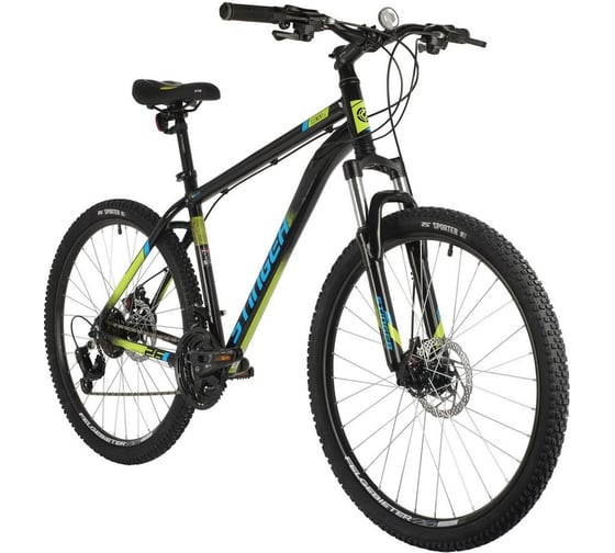 Велосипед STINGER ELEMENT EVO 26" черный, алюминий, размер рамы 16" 26AHD.ELEMEVO.16BK3