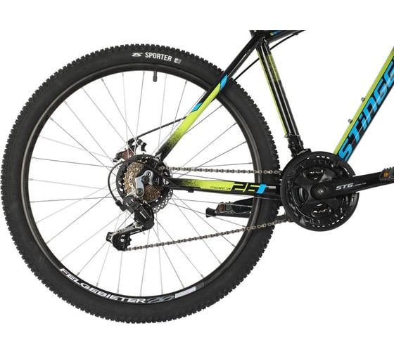 Велосипед STINGER ELEMENT EVO 26" черный, алюминий, размер рамы 16" 26AHD.ELEMEVO.16BK3