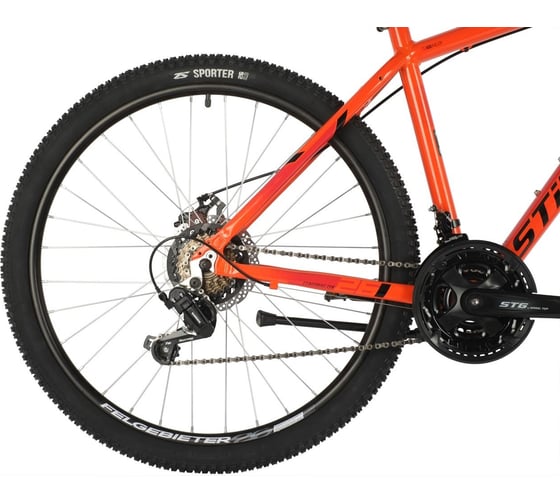 Велосипед STINGER ELEMENT EVO 26" оранжевый, алюминий, размер рамы 14" 26AHD.ELEMEVO.14OR1