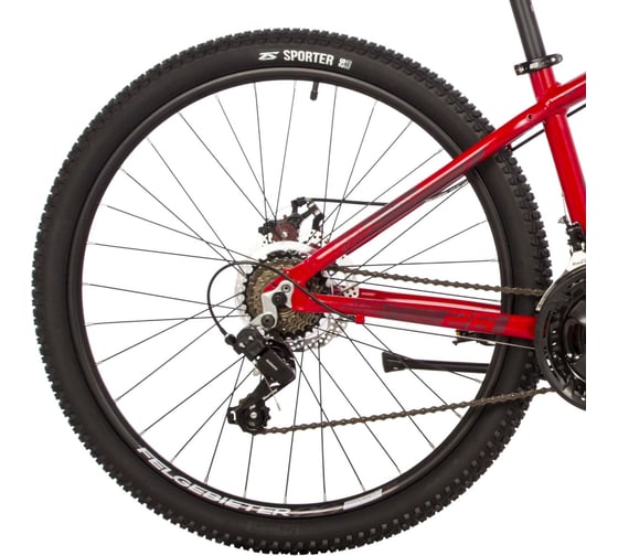 Велосипед STINGER ELEMENT EVO 26" красный, алюминий, размер рамы 14" 26AHD.ELEMEVO.14RD3