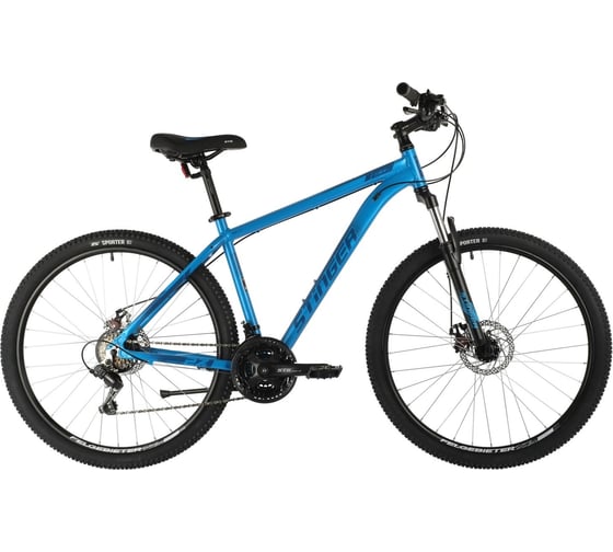 Велосипед STINGER ELEMENT EVO 27.5" синий, алюминий, размер 20" 27AHD.ELEMEVO.20BL3
