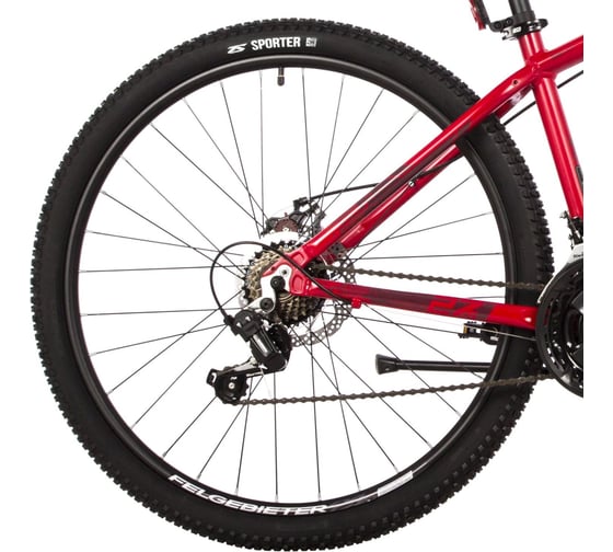 Велосипед STINGER ELEMENT EVO 27.5" красный, алюминий, размер 16" 27AHD.ELEMEVO.16RD3