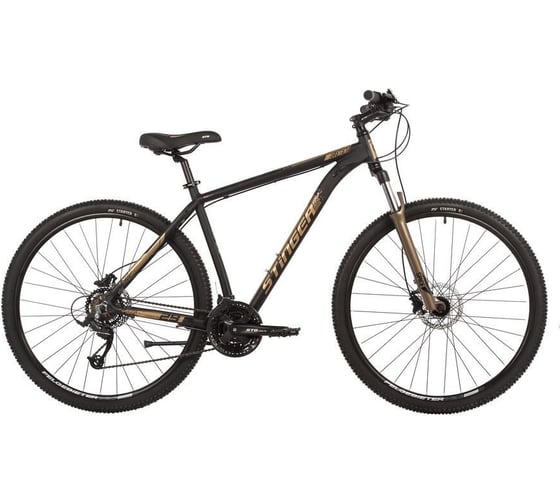 Велосипед STINGER ELEMENT PRO SE 29" золотистый, алюминий, размер рамы 22" 29AHD.ELEMPRO.22GD22