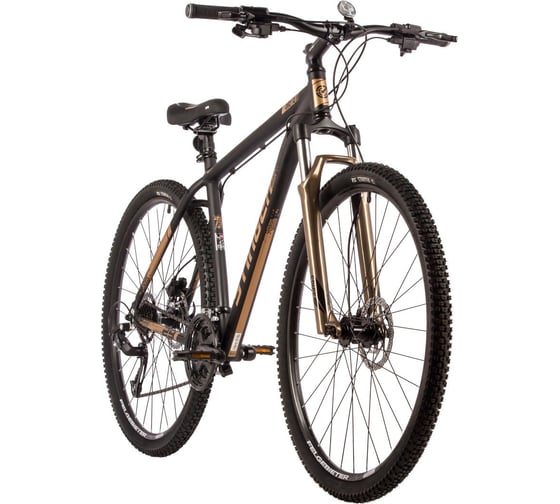 Велосипед STINGER ELEMENT PRO SE 29" золотистый, алюминий, размер рамы 22" 29AHD.ELEMPRO.22GD22