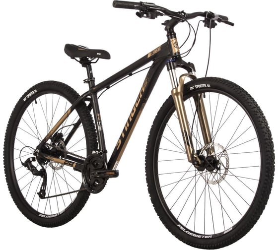 Велосипед STINGER ELEMENT PRO 29" золотистый, алюминий, размер 22" 29AHD.ELEMPRO.22GD3
