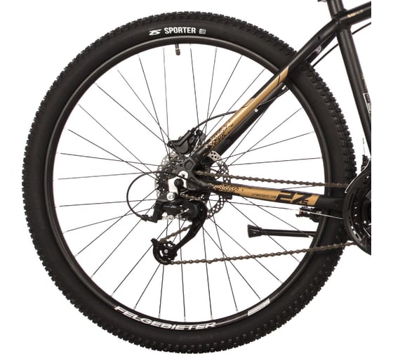 Велосипед STINGER ELEMENT PRO 27.5" золотистый, алюминий, размер 18" 27AHD.ELEMPRO.18GD3