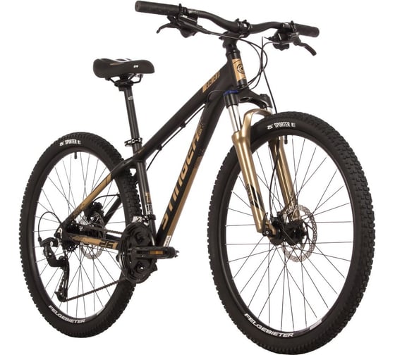 Велосипед STINGER ELEMENT PRO 26" золотистый, алюминий, размер 14" 26AHD.ELEMPRO.14GD3