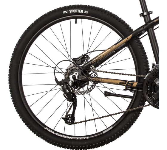 Велосипед STINGER ELEMENT PRO 26" золотистый, алюминий, размер 14" 26AHD.ELEMPRO.14GD3